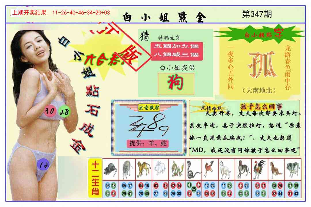 347期白小姐点金[图]