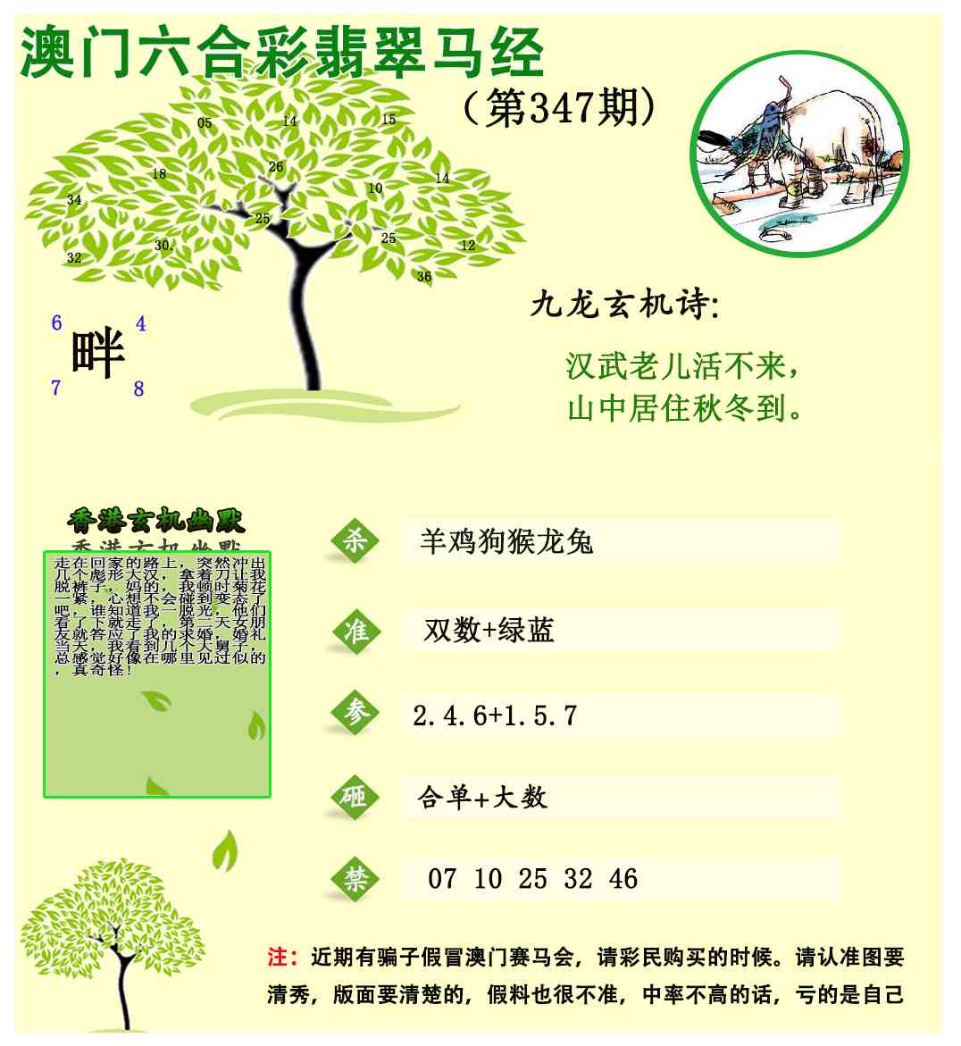 347期翡翠马经[图]